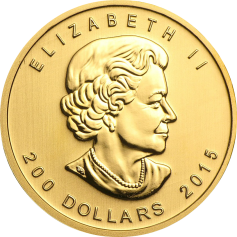 Золотая монета "Рычание пумы", 200 долларов